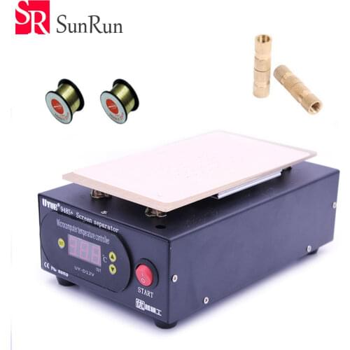 Newest Build-in Pump Vacuum UYUE 948S+ LCD Separator Machine Screen Repair Machine Kit for iPhone for Samsung
