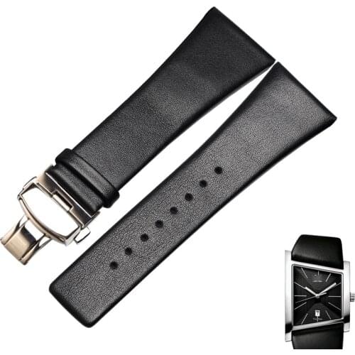 WENTULA watchbands for K0Q21107/K0Q21120 KOQ211 calf-leather band cow leather Genuine Leather leather strap watch band