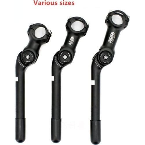 Adjustable Angle Bicycle Handlebar Stem Riser 25.4/31.88mm Aluminum Alloy Front Fork Stem Adapter Cycling Parts Accessories