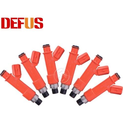DEFUS 6X 1500cc 1001-87F90 Standard Fuel Injector Nozzle EV14 E85 For Toyota 1.8L Elise tC Corolla Matrix Yaris Exige 100187F90