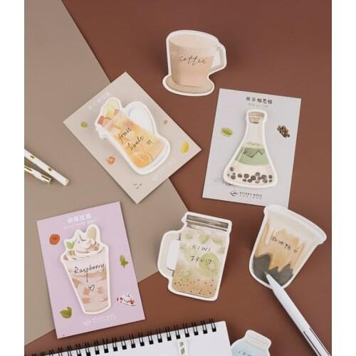 Happy water sticky note memo pad(1pack)