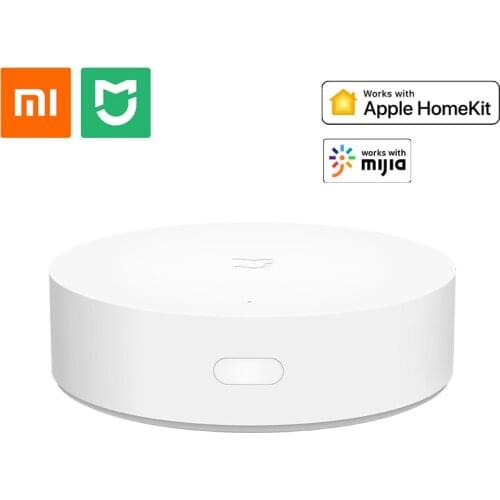 Xiaomi Mijia Smart Multimode Gateway 3 work with Apple HomeKit Zigbee 3.0 Wi-Fi Bluetooth Mesh Smart Home Control Device Linkage