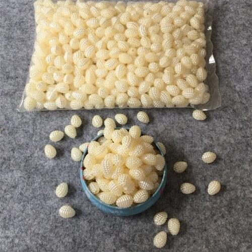 High quality water drop waxberry ball fashion DIY imitation straight hole pearl beads Jewelry Beads accessories Making Findings