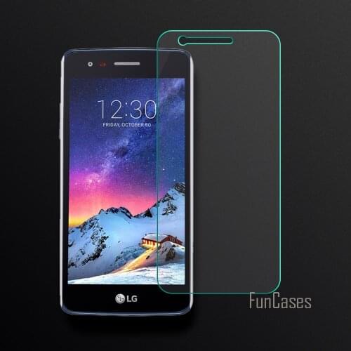 Screen Protector Film For LG K10 2017 LV5 Anti-Scratch Front HD Film For LG K10 2017 LV5 2.5D Curved Edge Screen Tempered Glass