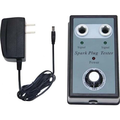 12V Analyze Hole Ignition Detector Adjustable Dual Kit Car Spark Plug Tester Plug