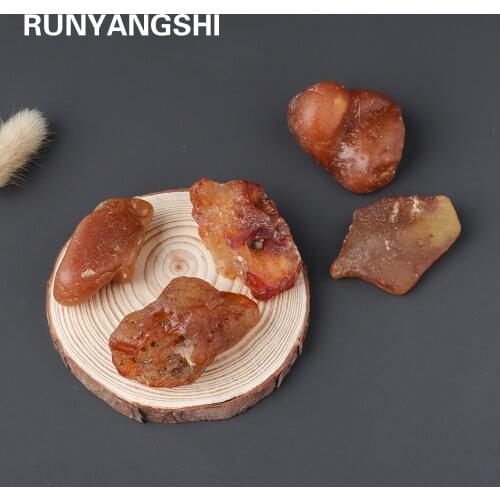 30-50g Natural Crystal Red Carnelian Stone Crystal Tumbled Stone Agate Chakra Healing Tumblestone Aquarium Decoration Stone