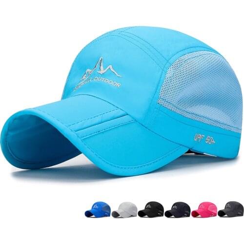New Women Man Baseball Cap Summer Outdoor Sport Hat Running Cap Quick-drying Mesh Caps Unisex Cap Bone Breathable Hats