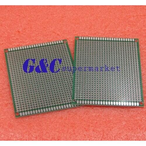 Double side Protoboard Circuit Tinned Universal DIY Prototype PCB Board 7cmx9cm