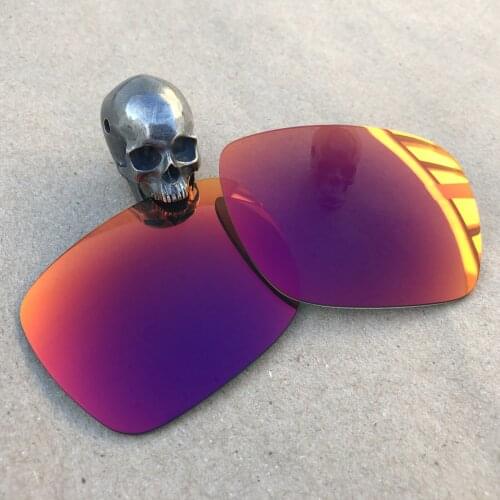 Firtox True Polarized Enhanced Replacement Lenses for-Oakley Hijinx Sunglass (Lens Only)-Purple Red Mirror