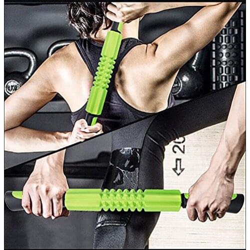 Fitness Ball Massage Stick Roller Legs and Back Recovery Sore and Tight Muscles Massage Roller