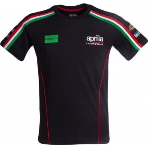 New Motorcycle Mens Jersey Quick dry Moto GP Racing For Aprilia Team Shirt Motocross ATV Motobike Short Sleeve T shirt