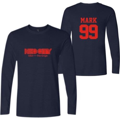 Nct 127 Fashion Printing T-shirt Long Sleeve Harajuku Hip Hop Unisex T-shirt Summer T-shirt, Round Neck Informal T-shirt