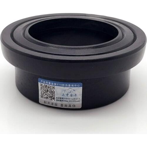 Gogo HDPE flange connect with pipe flange gasket 32mm to 110mm connector