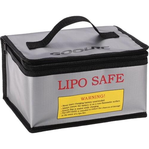 GoolRC 22 * 16 * 12cm Glass Fiber RC LiPo Battery Safety Bag Safe Guard Charge Sack Fire retardant fiberglass woven fabric