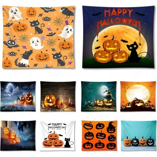 Halloween Wall Hanging Tapestry Decor Cloth Tapestries Carpet