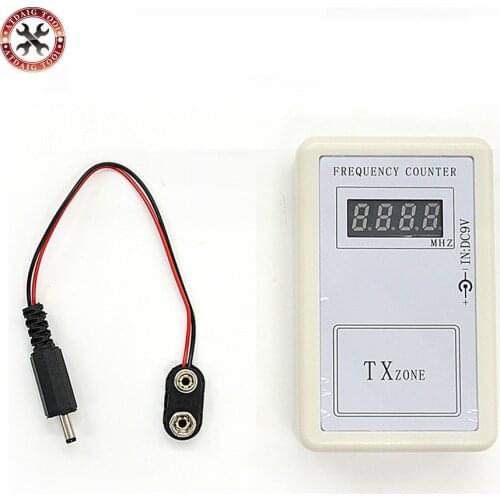 Hot Sell Frequency Counter Indicator Detector Cymometer Remote Control Transmitter Frequency Meter Scanner Wavemeter 250-450MHZ