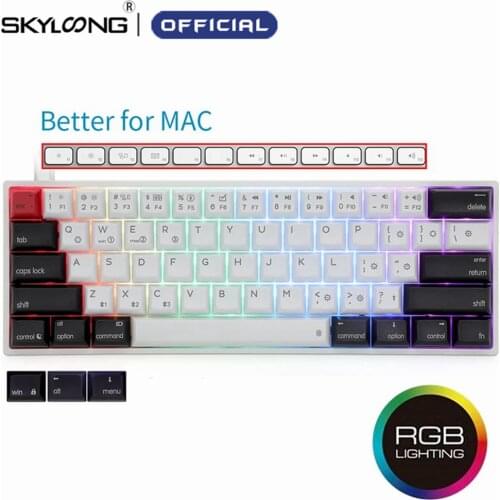 SKYLOONG AK61 Hot Swap Mechanical Keyboard Mini Portable Wired Red Blue Brown Yellow Silver Switch Gaming Keyboard For Mac/Win