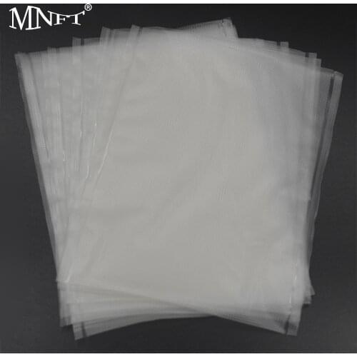 MNFT 50pcs PVA Fishing Bait Bag Practical Carp Fishing Water Dissolving Bags Fishing Tackle 10cm*13cm