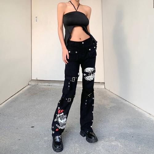 Женские брюки карго Okkdey China At AliExpress