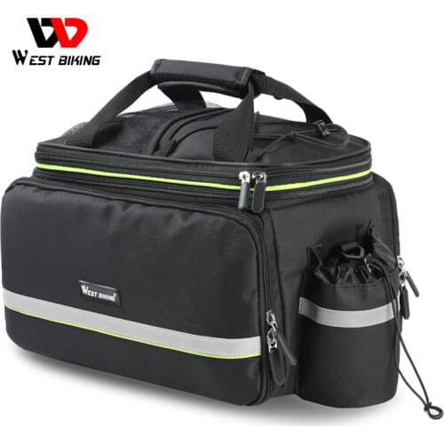 WEST BIKING Bicycle Pannier Bags Large Capacity Bike Rear Rack Bag Multifunction MTB Cycling Carrier fietstassen Rear Seat Trunk