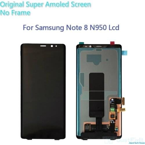 Original For Samsung Galaxy Note8 Note 8 N9500 N950FD N950U Defect Lcd Display Touch Screen Digitizer Assembly 6.3" Super Amoled