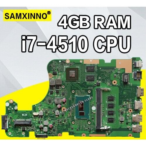 X555LP i7-4510 4GB RAM motherboartd For Asus X555LI F555L K555L X555L laptop motherboard X555LD rev3.1/3.3/3.0/1.1 motherboard