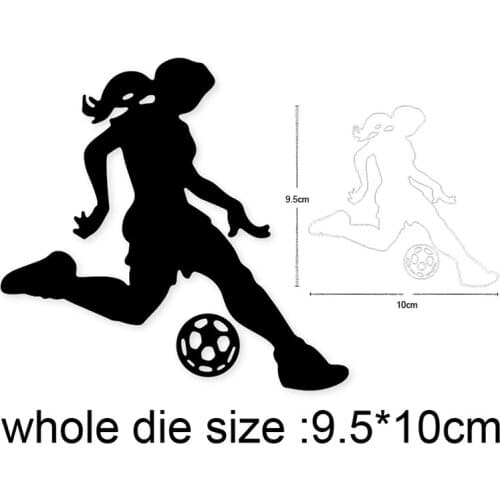 Womens football match Metal Cutting Dies Stencils for Diy Scrapbooking dies Cards Paper Embossing Dies Cut Craft Dies New 2020