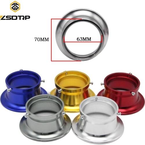 ZSDTRP 63mm Motorcycle Modified Carburetor Air Filter Cup The Wind Cup Horn Cup for PWK Keihin 34 36 38 40 42mm Carburtor