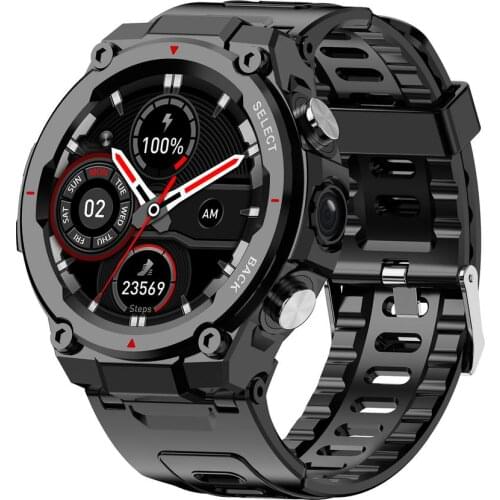 4G Smart Watch 1.28" Outdoor Rugged Smartwatch For Men Women Swimming IP68 Waterproof 3 Sports Modes Camera SOS Call Watch