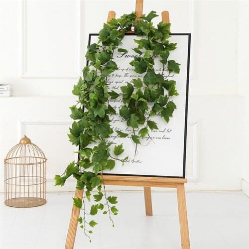 5.58ft 170cm Artificial Vine Creative Decorative Artificial Garland Leaves Garland