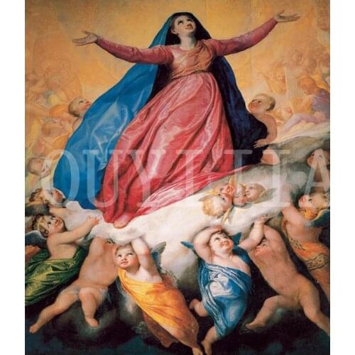 OUYIJIA5d DIY Diamond Painting Madonna Full Square Round Rhinestone Embroidery Cross Stitch Craft Tool Set