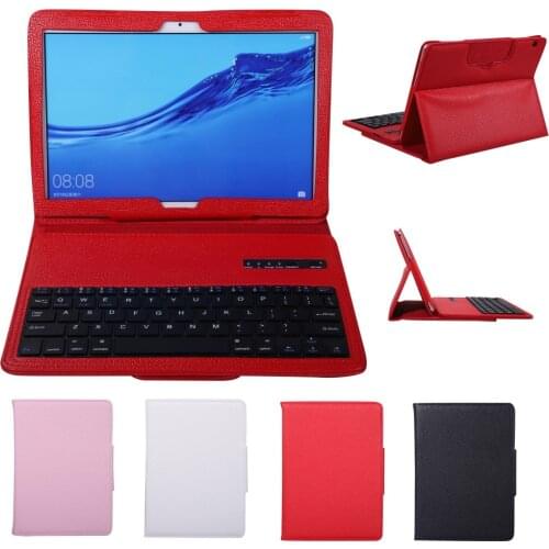 For Huawei Mediapad T5/C5 10.1Inch Case+Wireless Bluetooth Keyboard Tablet Case Cover dropshipping Чехол Для Ноутбука клавиатура