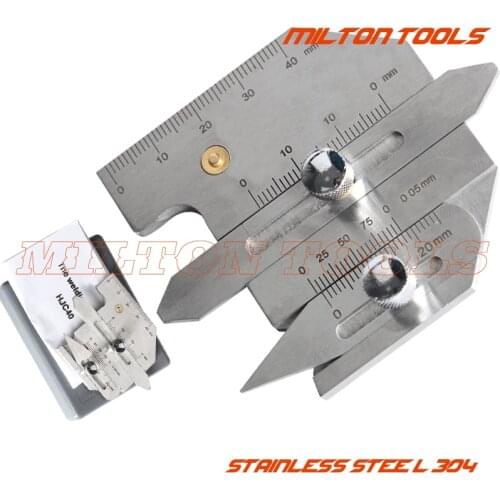 Weld bead height gauge welding seam gap gage welding inspection ruler Metric weld inspection caliper Detect Boilers Bridges Pipe