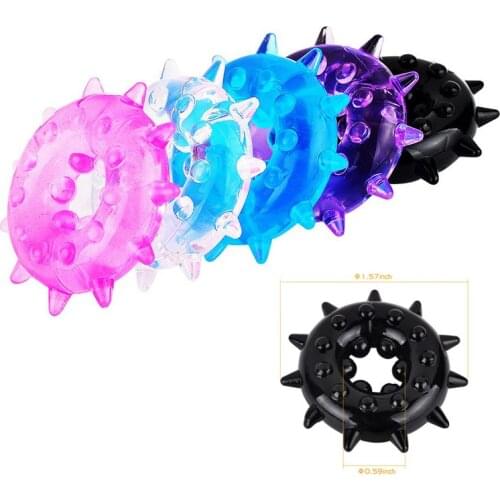 5pcs/lot Penis Ring for Delaying Ejaculation Candy Color Snowflake Penis Toy Lock Ejaculation Cockring Sex Toys for Adult