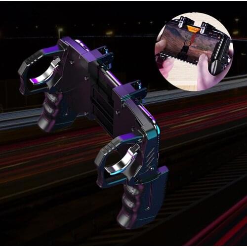 K21 PUBG Controller For Mobile Game Shooter Trigger Fire Button For iOS Android Phone Gamepad Joystick PUGB Helper Holder