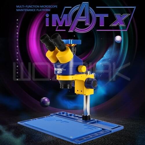 Mechanic Original HD Trinocular 10x Wide Angle HD Stereo Mobile Phone Repair Multifunction Microscope for IPHONE Phone repairr