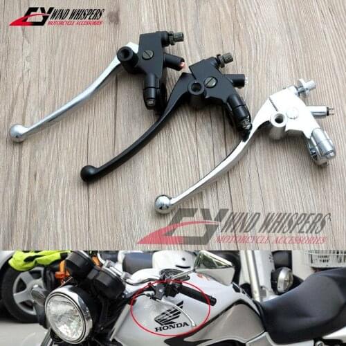 Motorcycle Parts Front Left Brake Clutch Lever With Lens Holder Master Cylinder For Honda CB400 SF CB-1 Hornet 250 CB600 VFR400