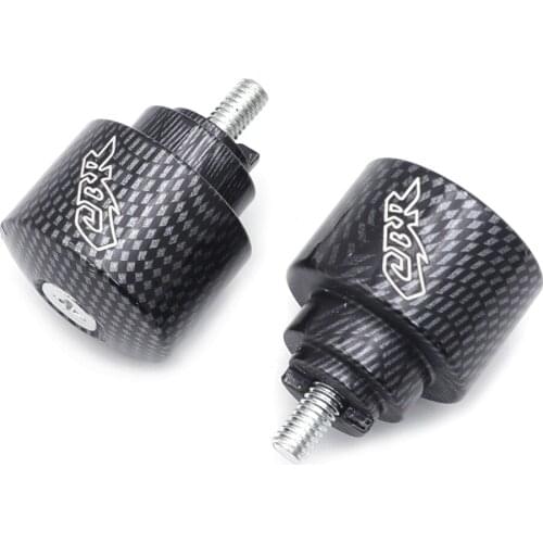 Aftermarket free shipping motorcycle partsHand Bar Ends for Honda CBR 600 900 929 954 1000 1100 RR F4i F4 1986-2012 carbon fiber