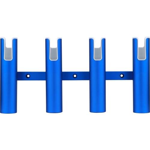 Time-limited Boat Accessories Marine Aluminum 4 Tube Fishing Rod Storage Marine Fishing Pod Accessories