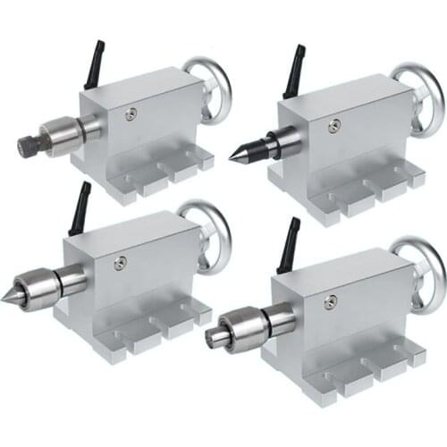 Movable Mohs MT2 CNC Tailstock Telescopic Stroke 45MM Center Height 65MM for 4 Axis MT2 Rotary Axis Woodworking Lathe Tools