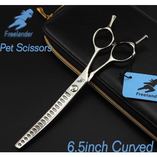 "Professional Shears Thinning Scissors Polishing Tool Animal Haircut Suppliers Instruments High Quality Dog Pet Grooming 6.5inch