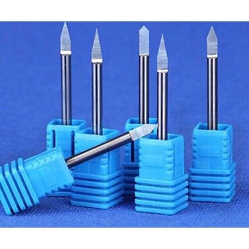 Special Metal Tool 30 Degree 3.175*0.4mm Flat bottom knife CNC Machine Milling Cutter Bits Metal cutter Engraving Machine Tool