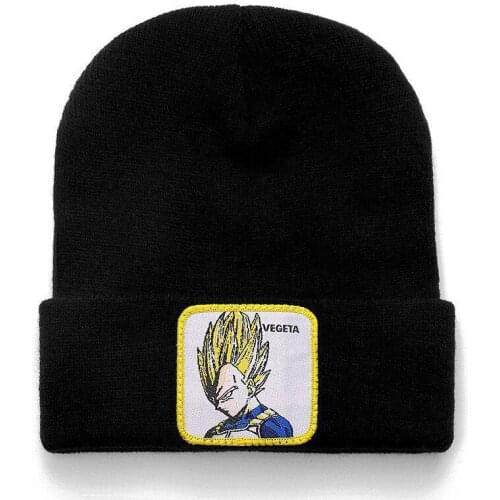 VEGETA Beanie High Quality Cotton Casual Beanies for Men Women Warm Knitted Winter Hat Fashion Solid Unisex Cap