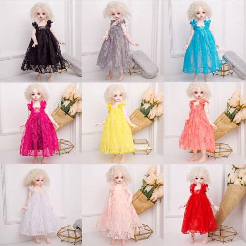 1/3 1/4 1/6 BJD SD Doll Clothes Lace Dress Cute Girls Princess Skirt Dolls Accessories Toys For Children Clothing For Dolls Gift