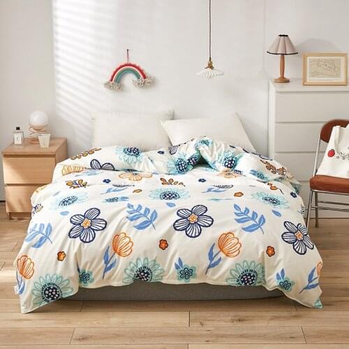 1pcs modern cartoon bedding pillow case quilt cover childrens single double large extra large quilt cover