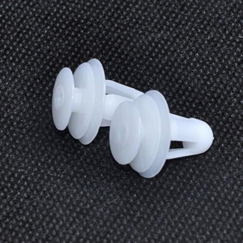 Newest 10Pcs Universal Car 8mm Hole Plastic Rivets Fastener Door Clips Vehicle Rivets