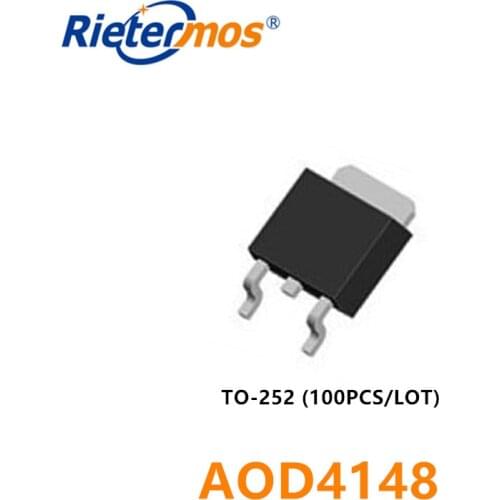 100PCS AOD4184 D4184 AOD4184L TO-252 SMD HIGH QUALITY