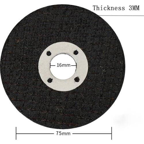 2Pcs / 5PCS 75mm 3MM 3 inch Grinding Wheel, Resin Cutting Disc, Polishing Disc for mini Angle Grinder Polishing Machine