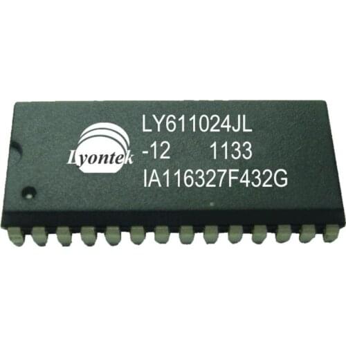 20pcs New original LY611024JL-12 1M High Speed SRAM 128K x 8 SOJ(28) 12ns 4.5 to 5.5V 0 to 70°C