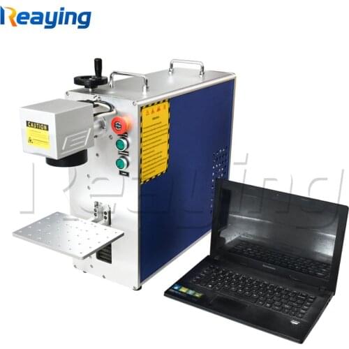 20W 30W 50W Raycus Fiber Laser Marking Machine Laser Engraver For Metal & Non Metal